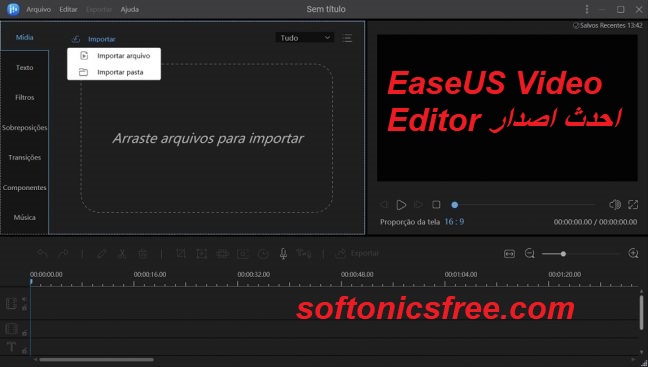 EaseUS Video Editor احدث اصدار